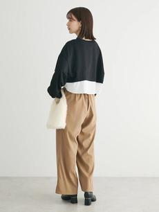 ・ELENCARE DUEレイヤードウラケプルオーバー
